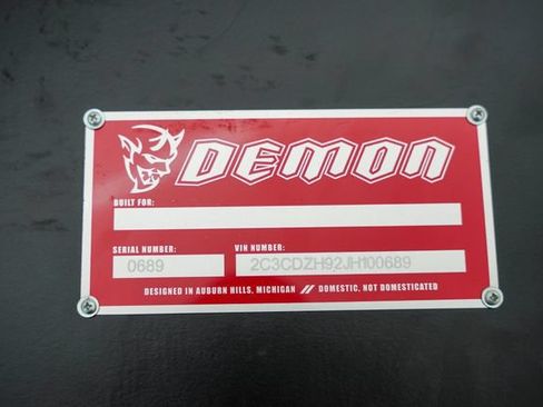 Used 2018 Dodge Challenger SRT Demon RWD image 64
