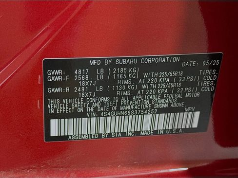 Used 2025 Subaru Crosstrek 2.5i Limited w/ Crosstrek Mirror Package image 42