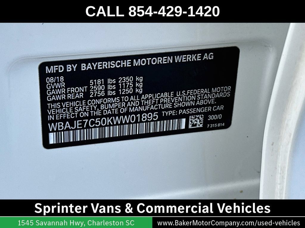 Used 2019 BMW 540i xDrive w/ M Sport Package AWD/4WD image 35