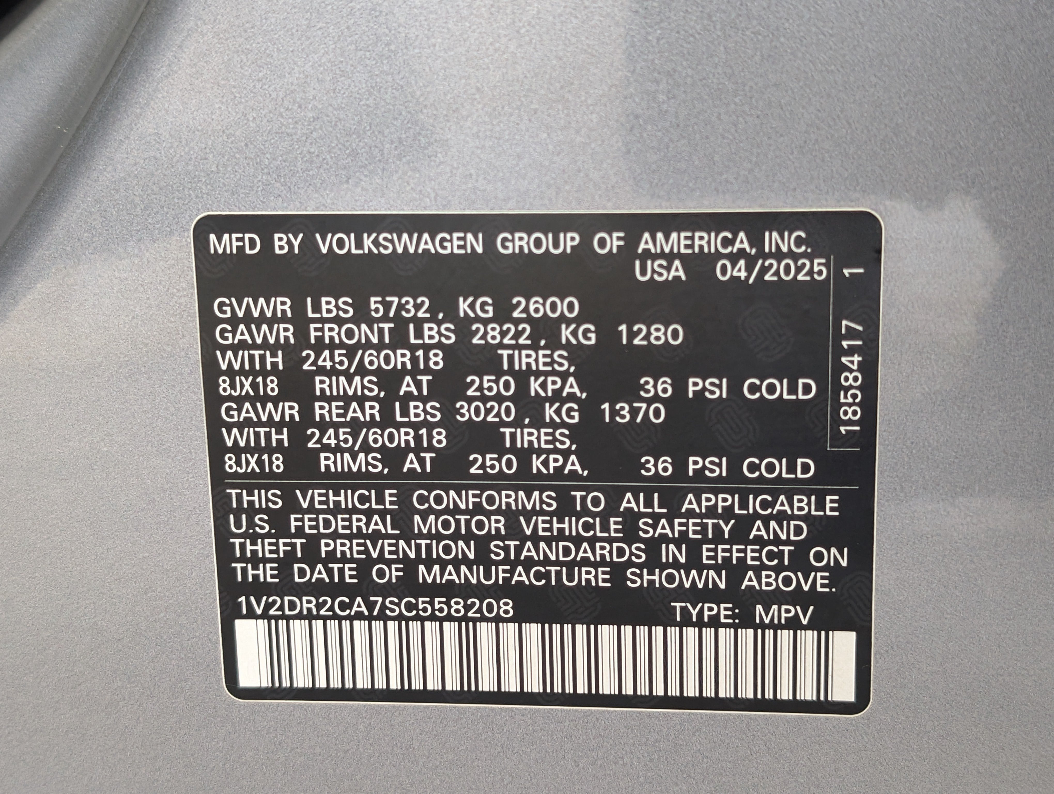 Used 2025 Volkswagen Atlas SE FWD image 41