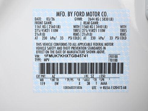 New 2026 Ford Explorer ST-Line RWD image 48