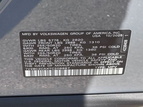 New 2026 Volkswagen Atlas Cross Sport SEL image 19