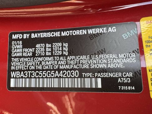 Used 2016 BMW 435i Convertible w/ Driver Assistance Package RWD image 18