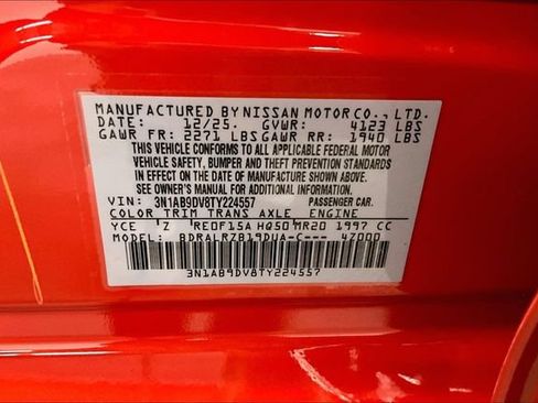 New 2026 Nissan Sentra SR w/ SR Premium Package FWD image 37
