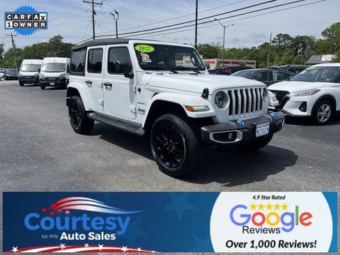 Used 2022 Jeep Wrangler Unlimited Sahara 4xe image 1