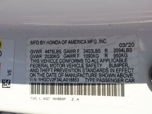 Used 2020 Honda Accord Sport image 23