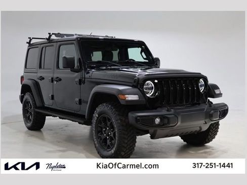 Used 2022 Jeep Wrangler Unlimited Sport image 1