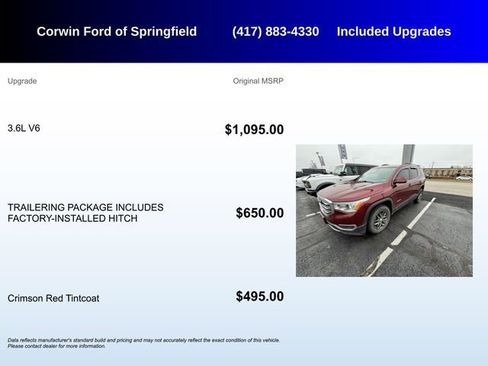 Used 2017 GMC Acadia SLT image 5