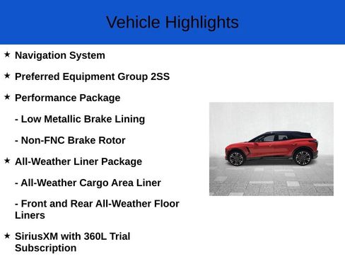 New 2026 Chevrolet Blazer EV SS w/ Performance Package AWD/4WD image 2