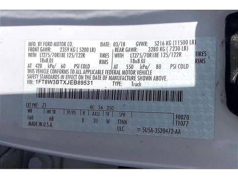 Used 2018 Ford F350 Lariat w/ Lariat Ultimate Package AWD/4WD image 34
