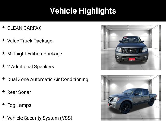 Used 2021 Nissan Frontier SV w/ Midnight Edition Floor Mats AWD/4WD image 2