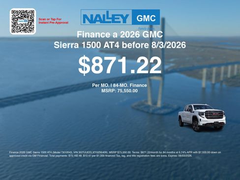 New 2026 GMC Sierra 1500 AT4 w/ AT4 Premium Package AWD/4WD image 7