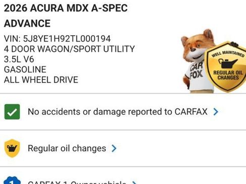 Used 2026 Acura MDX A-Spec image 4