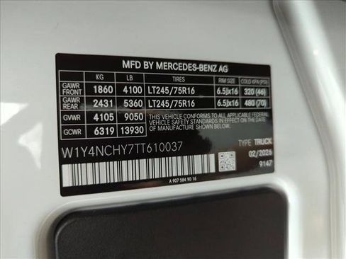 New 2026 Mercedes-Benz Sprinter 2500 image 17
