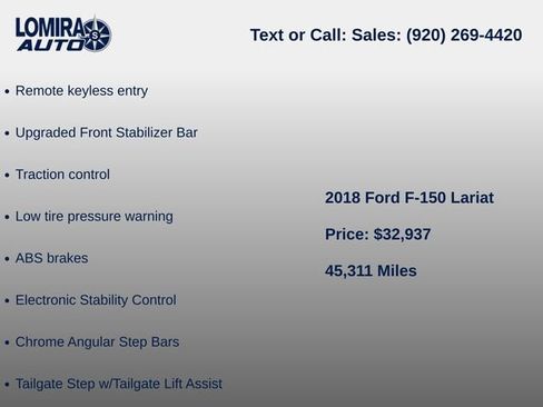 Used 2018 Ford F150 Lariat AWD/4WD image 10