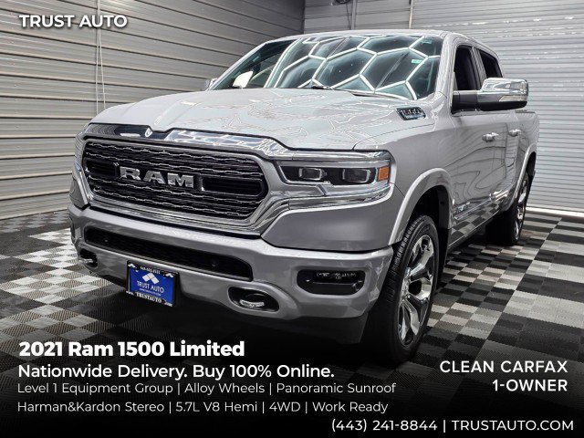 Used 2021 RAM 1500 Limited AWD/4WD image 1
