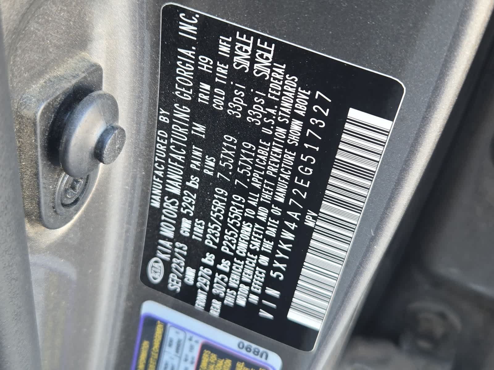 Used 2014 Kia Sorento SX w/ 3rd Row Package FWD image 36