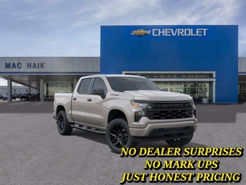 New 2026 Chevrolet Silverado 1500 Custom w/ Turbomax Blackout Package RWD image 1