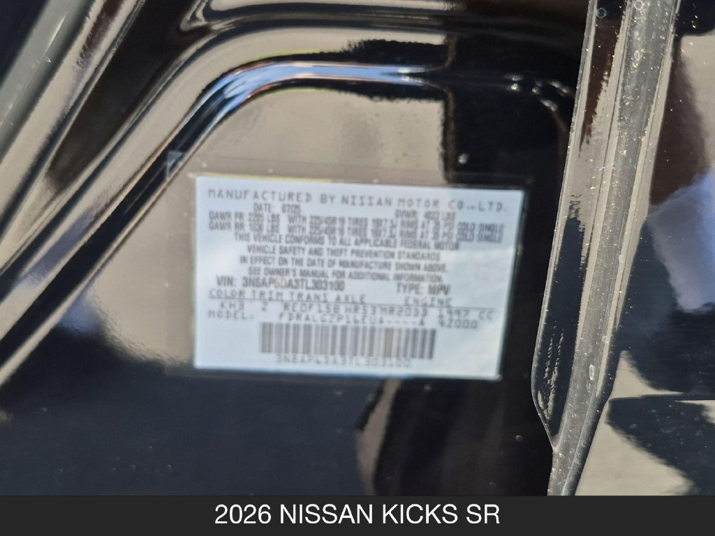 Certified 2026 Nissan Kicks SR FWD image 24