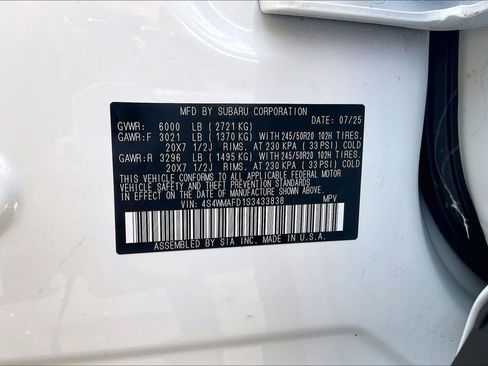 Used 2025 Subaru Ascent Onyx Edition AWD/4WD image 38