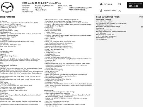 Used 2023 MAZDA CX-50 2.5 S w/ Preferred Plus Pkg image 4