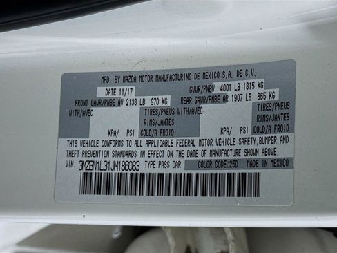 Used 2018 MAZDA MAZDA3 Touring image 35