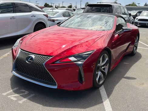 Certified 2021 Lexus LC 500 Convertible w/ Touring Package RWD image 2