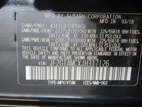 Used 2018 Subaru Crosstrek 2.0i Limited image 74