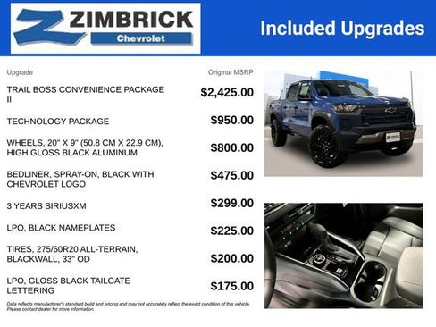 New 2026 Chevrolet Colorado Trail Boss AWD/4WD image 6