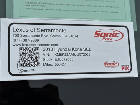 Used 2018 Hyundai Kona SEL FWD image 24