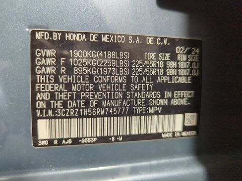 Certified 2024 Honda HR-V Sport image 25