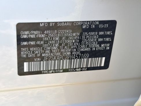 Certified 2023 Subaru Forester Limited AWD/4WD image 31