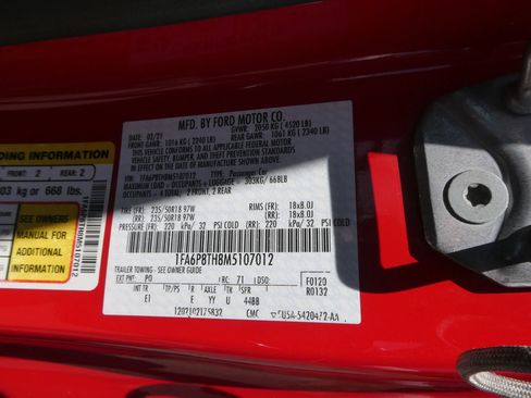 Used 2021 Ford Mustang Premium RWD image 10
