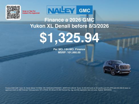 New 2026 GMC Yukon XL Denali w/ Denali Reserve Package AWD/4WD image 7