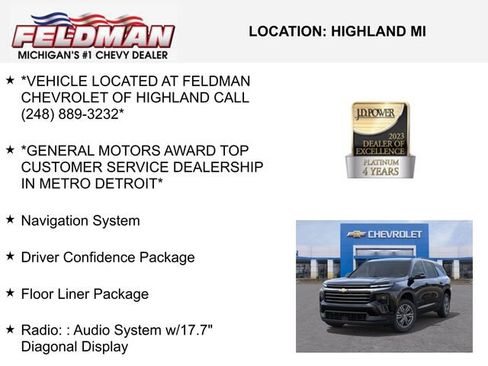 New 2026 Chevrolet Traverse LT w/ Driver Confidence Package image 3