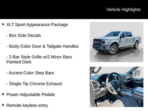 Used 2020 Ford F150 XLT w/ Equipment Group 302A Luxury AWD/4WD image 16