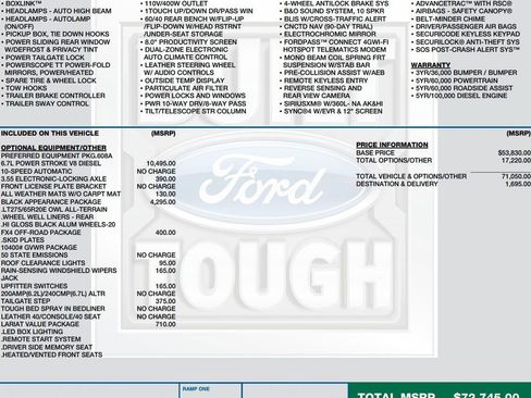 Used 2022 Ford F250 Lariat w/ Black Appearance Package AWD/4WD image 2