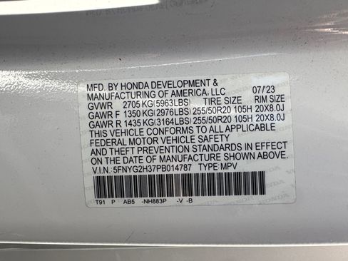 Used 2023 Honda Pilot Sport image 16