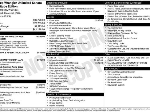 Used 2021 Jeep Wrangler Unlimited Sahara image 23