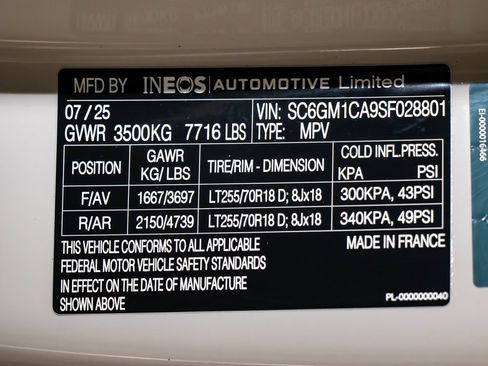 New 2025 INEOS Grenadier Fieldmaster Edition image 23