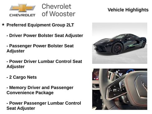New 2026 Chevrolet Corvette Stingray Preferred Cpe w/ 2LT RWD image 2