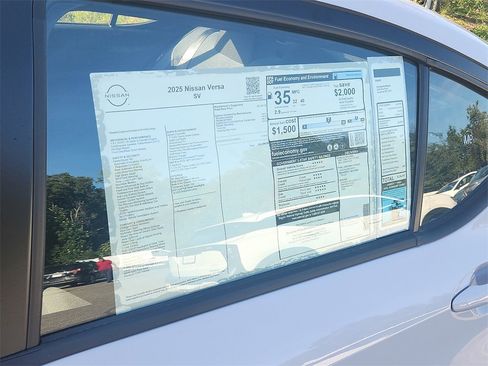 New 2025 Nissan Versa SV w/ Trunk Package image 11