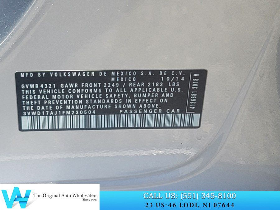 Used 2015 Volkswagen Jetta SE FWD image 24