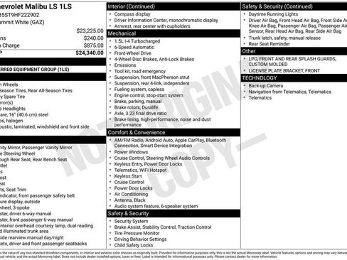 Certified 2017 Chevrolet Malibu LS image 11