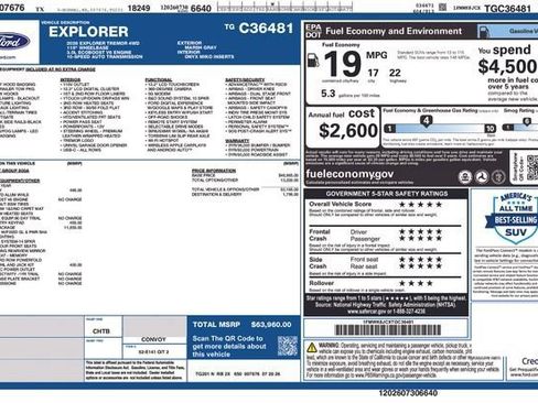New 2026 Ford Explorer Tremor w/ Tremor Ultimate Package AWD/4WD image 2