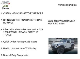 Used 2023 Jeep Wrangler Sport video 2