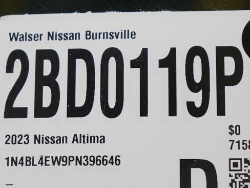 Used 2023 Nissan Altima 2.5 SL AWD/4WD image 27