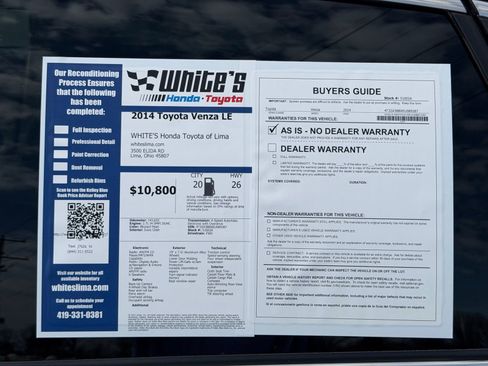 Used 2014 Toyota Venza LE image 33