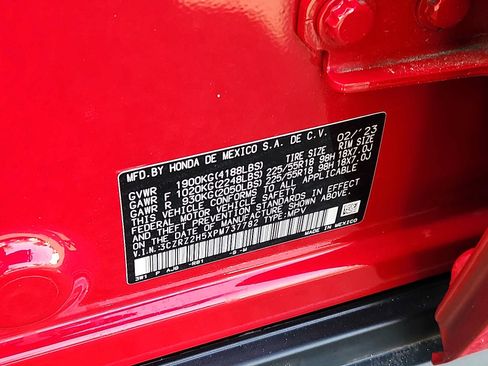 Certified 2023 Honda HR-V Sport image 26