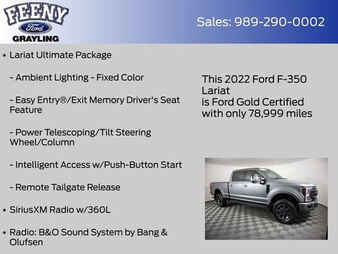 Used 2022 Ford F350 Lariat w/ Tremor Off-Road Package AWD/4WD image 24